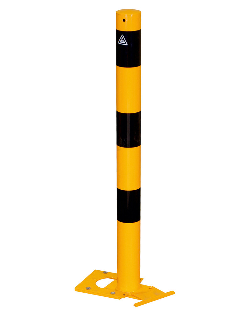 Removable barrier post galv. dm 89 mm, height 1000 mm