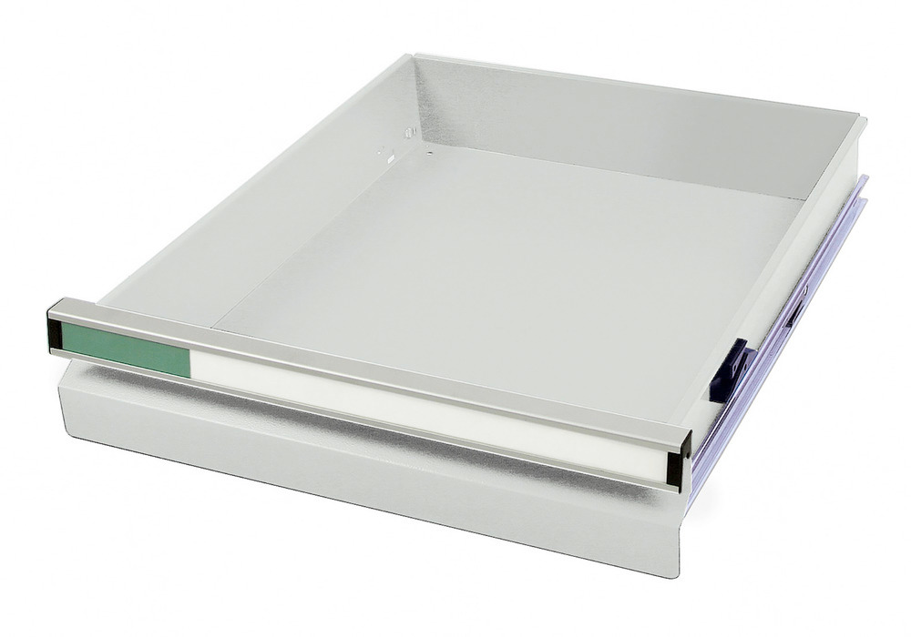 Series MovaFlex 500, single drawer 100 mm high, RAL 7035