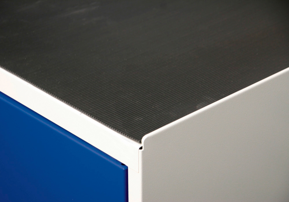 Grooved rubber cabinet mat, Series 3000, 1000 mm wide
