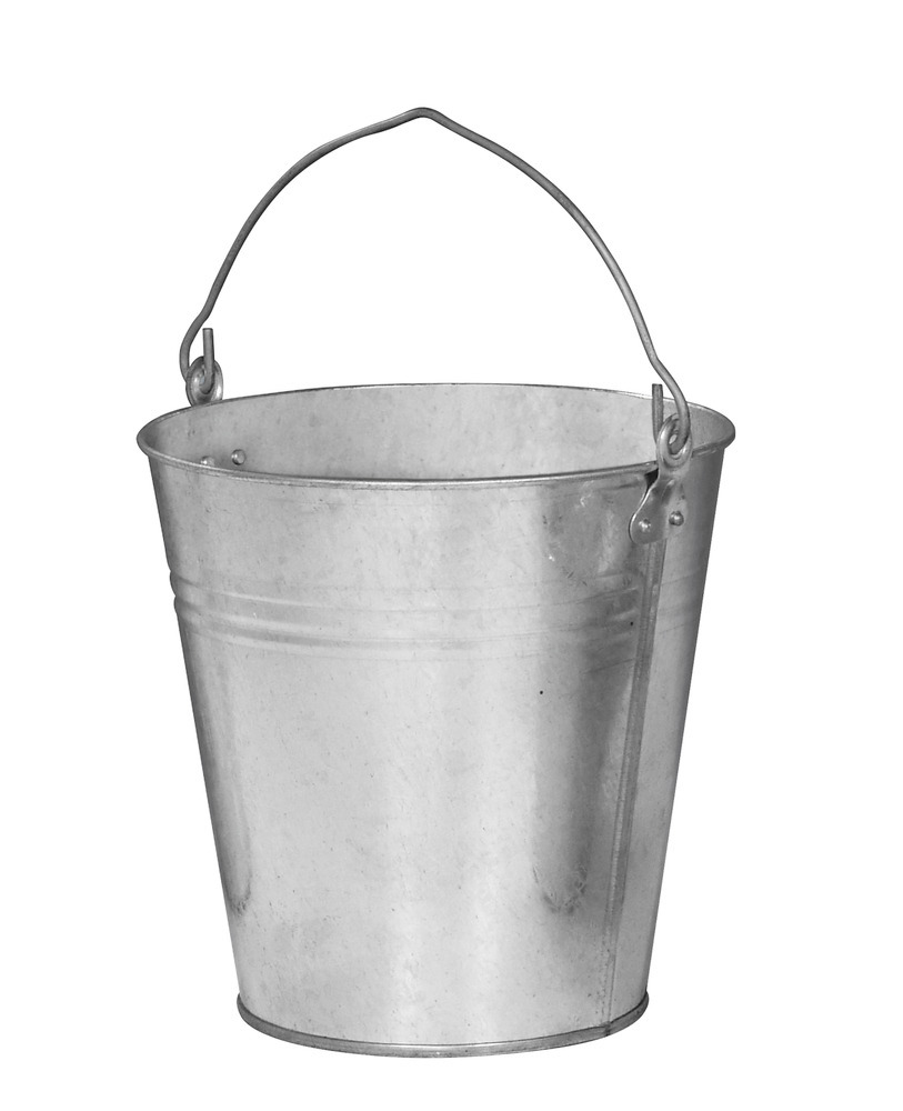Bucket, galvanised, 10 litre, Pack = 10 pieces