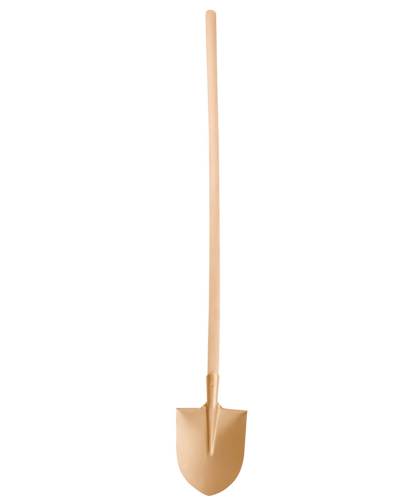 Frankfurt shovel 240 x 300 x 1600 mm, special bronze, spark-free, for Ex zones