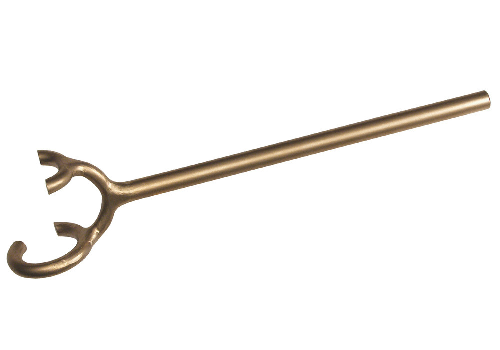 Handwheel wrench, 36 x 60 mm, special bronze, spark-free, for Ex zones
