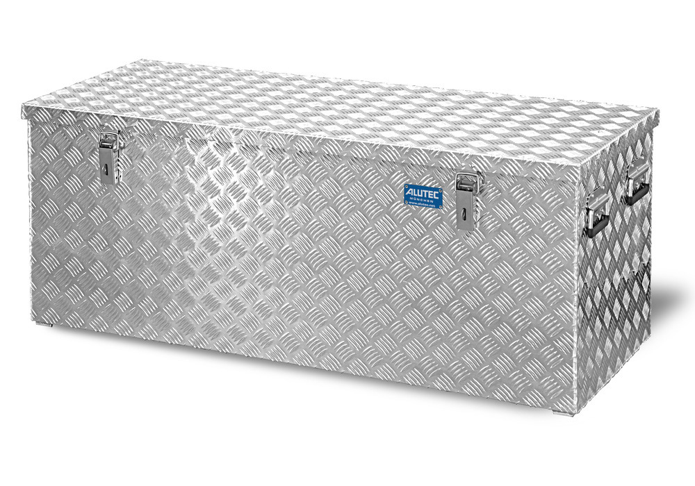 Transport crate in aluminium chequer plate, 312 litre volume