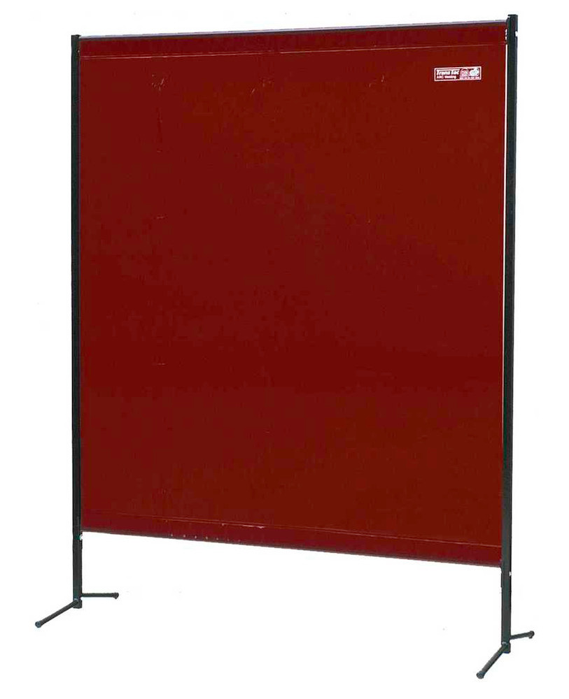 Portable protective curtain TSV 1B, red brown
