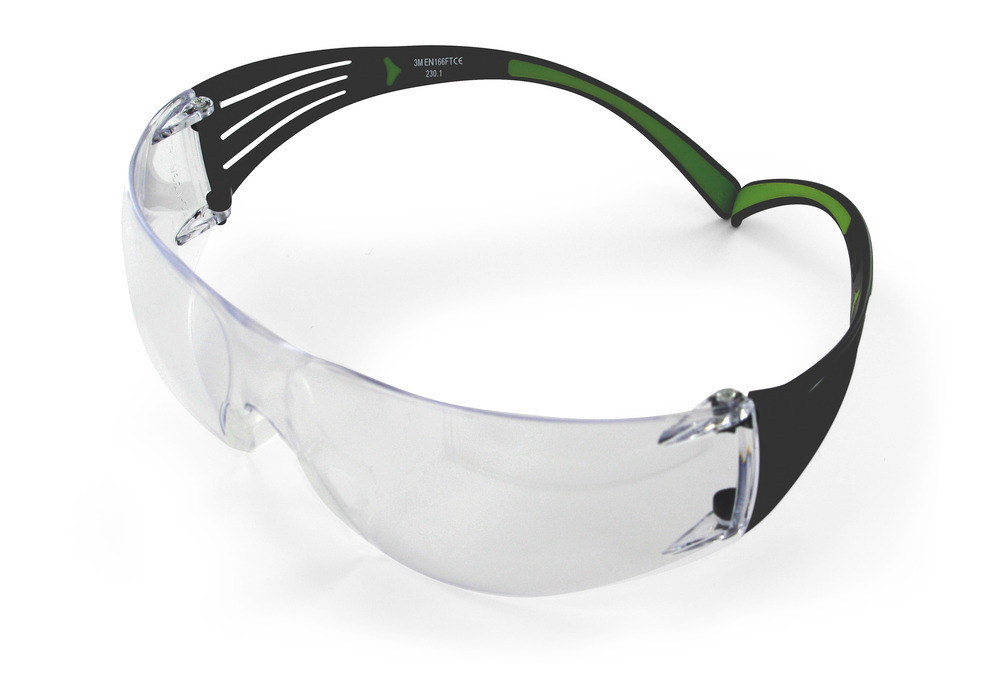 3M safety glasses SecureFit 400, transparent, polycarbonate lens, SF401AF