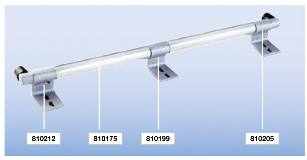 LM-Rohr, 30 mm, 3000 mm lang, Alu, für Regalleiter