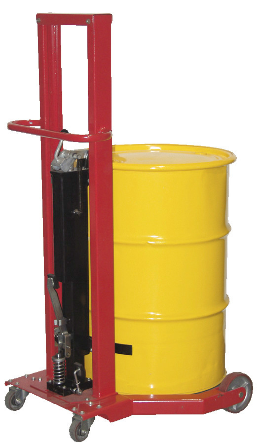 Hydraulic Drum Caddy Lift 30 or 55gallon Drums Compact Profile