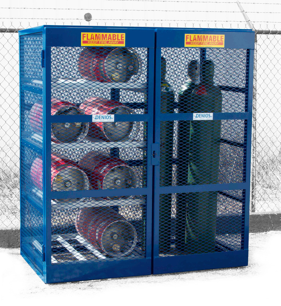 Gas Cylinder Storage & Gas Bottle Storage 8 Bottles 5 to 10