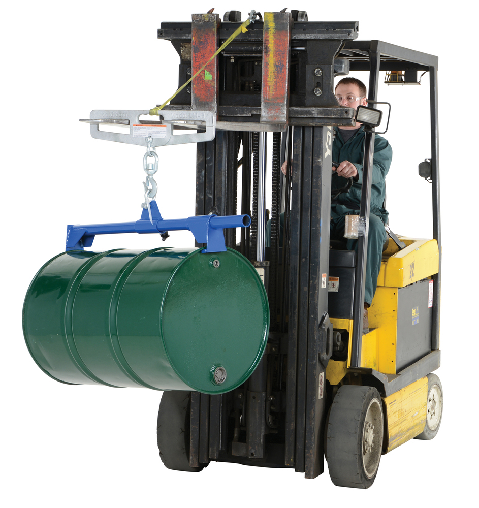 Vertical Drum Lifter 1000 lbs Load Capacity Steel Construction