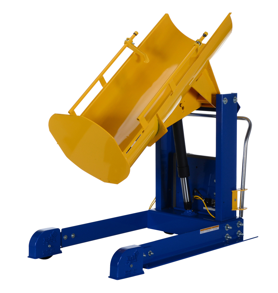 Hydraulic Drum Dumper 1K 36 in Portable Steel Construction