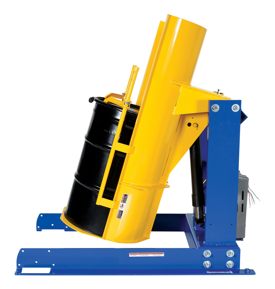 Hydraulic Drum Dumper 1K 36 in Stationary Steel Construction