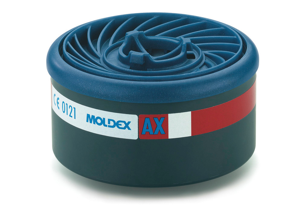 Filtro de gás Moldex EasyLock AX, para máscaras Série 7000/9000, emb. 8 unidades