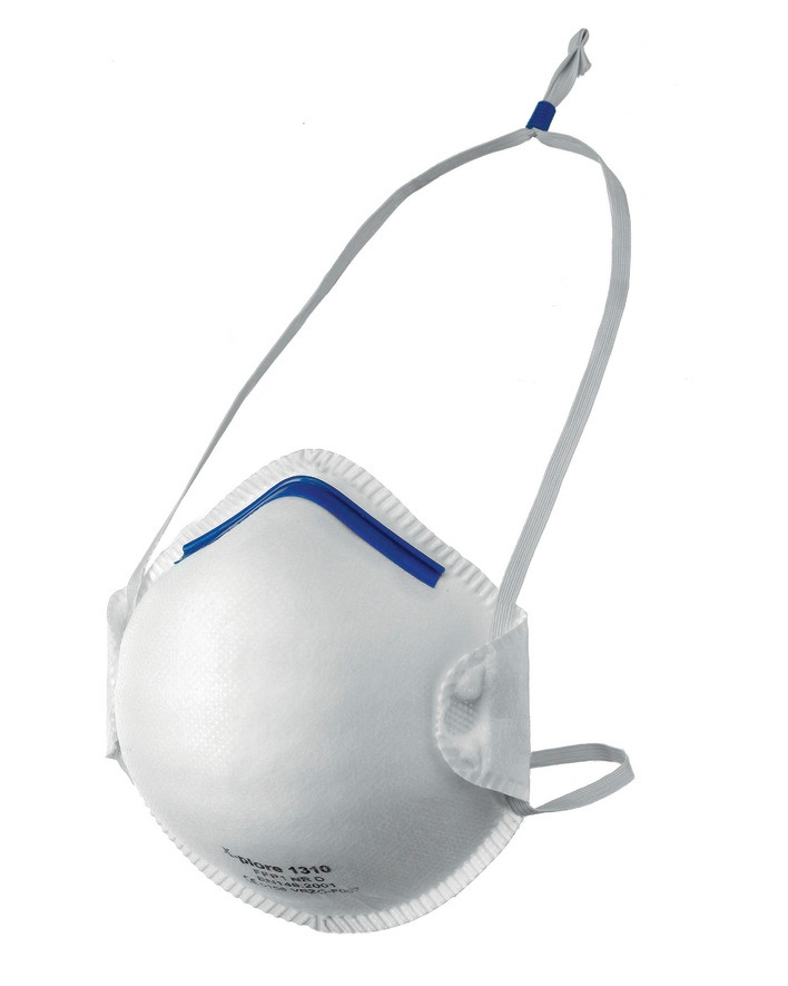 Mascarilla protección respiratoria Dräger X-plore 1310 FFP1 NR D, preformada, sin válvula, 20 uds.
