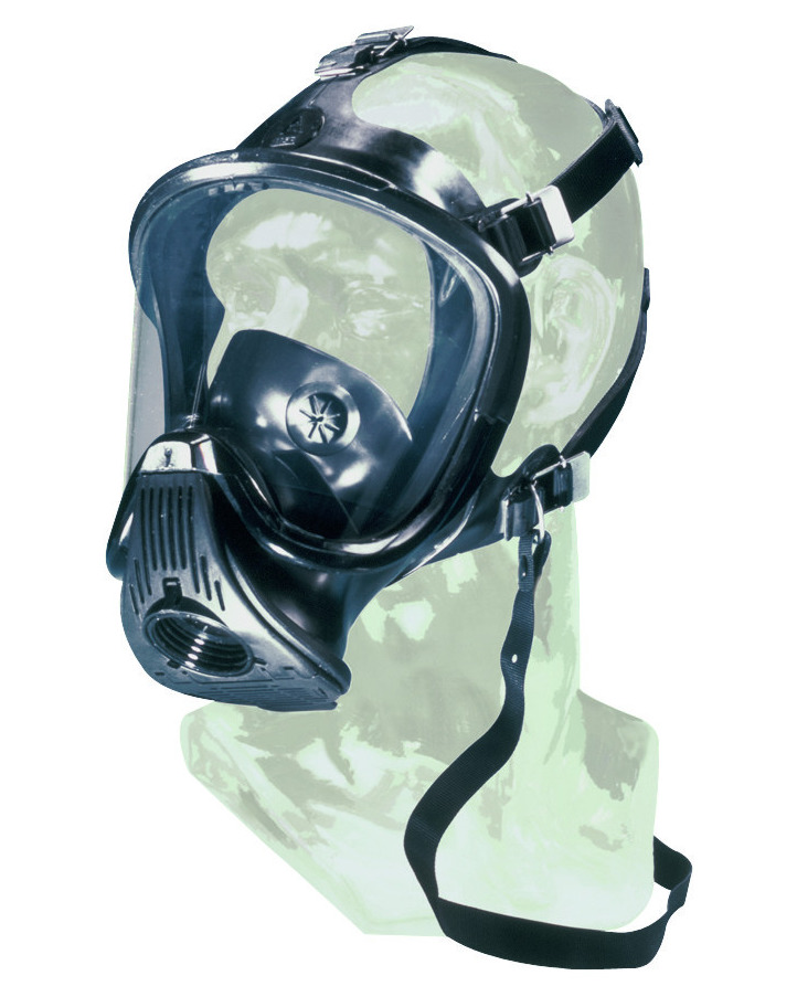 Masque intégral MSA Ultra Elite, taille universelle, en caoutchouc, sans filtre, EN 136-classe 3