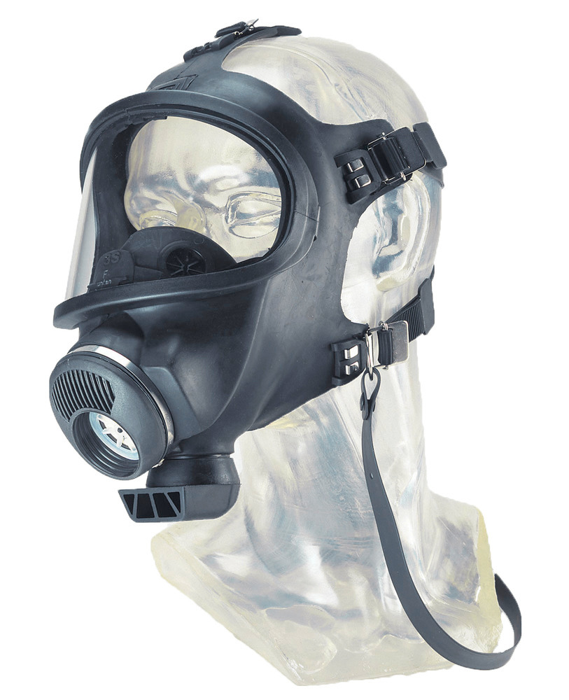 Maska pełna MSA 3S, rozmiar uniwersalny, z gumy / poliwęglanu, bez filtra, klasa EN 136 3