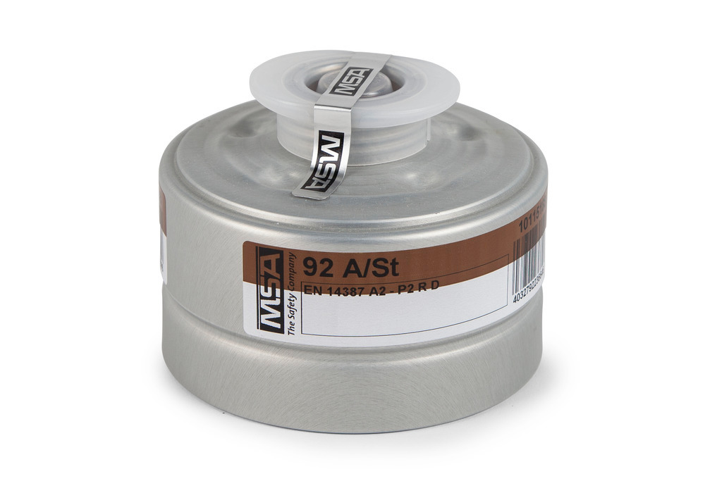 Filtr kombinowany MSA 92 A/St, poziom ochrony A2P2 R D