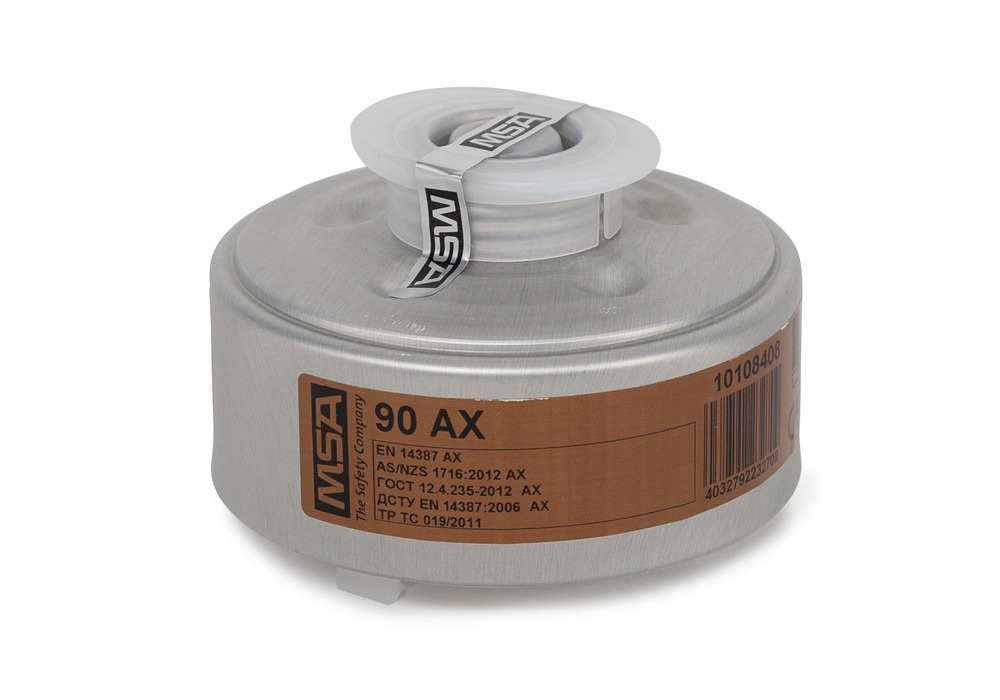 Filtro de gas MSA 90 AX, clasificación AXA2