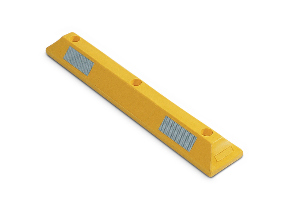 Batente/limitador de lugar de estacionamento PS 9 em polietileno (PE), amarelo