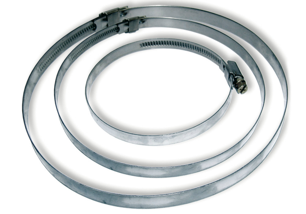 Slangebånd, stål, diameter 70-90 mm