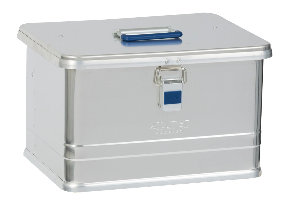 Box alluminio Comfort, senza angolari per impilaggio, volume 30 litri