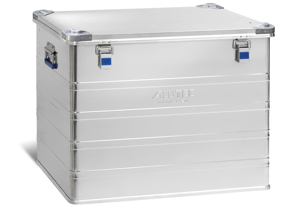 Caja de aluminio Industry, con esquinas para apilado, volumen de 243 litros
