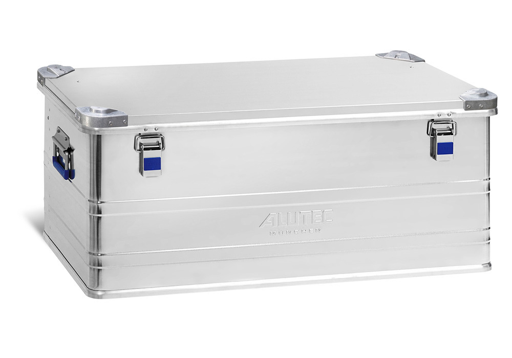 Box alluminio Industry, con angolari per impilaggio, volume 140 litri
