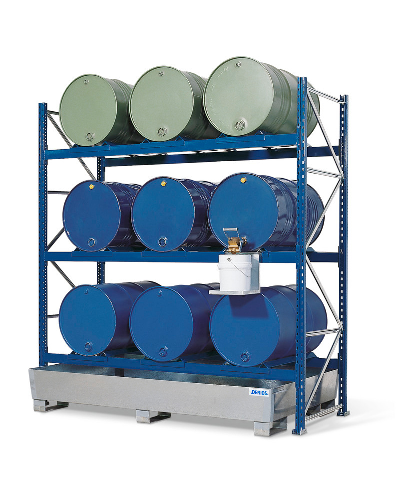 Drum Rack for 9 drums horizontally (Dispensing Shelf sold separately)