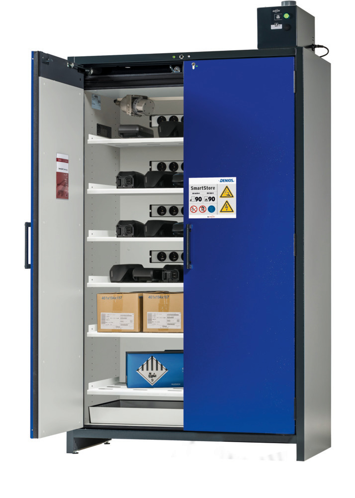 The SmartStore offers fire protection from inside and out and has a sophisticated, 3 level fire warning / suppression system.