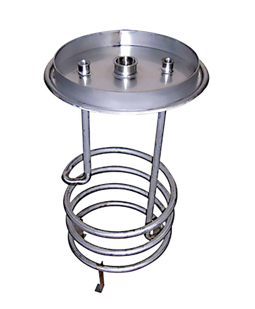 Heating Coil 250 Gallon Stainless Steel IBC 1" pipe threads