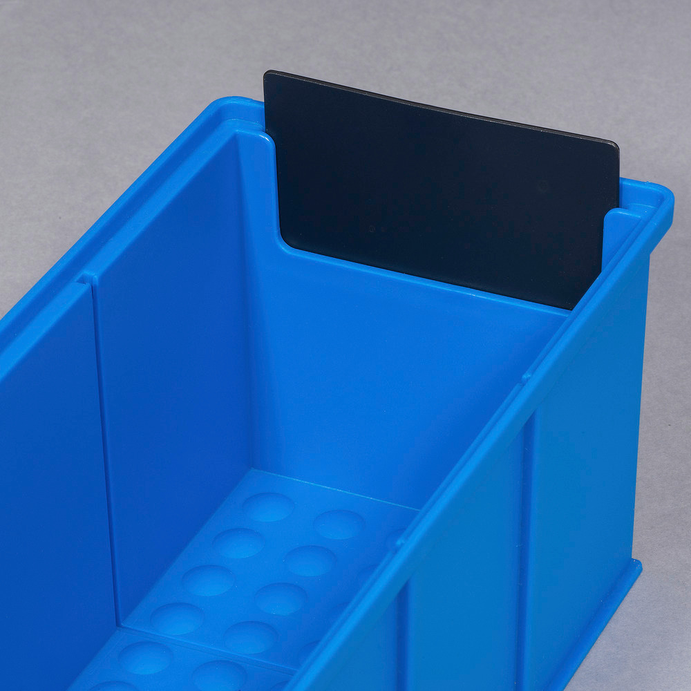 Pull out stops for shelf bins classic-line A1-3-S/B, 10 pcs