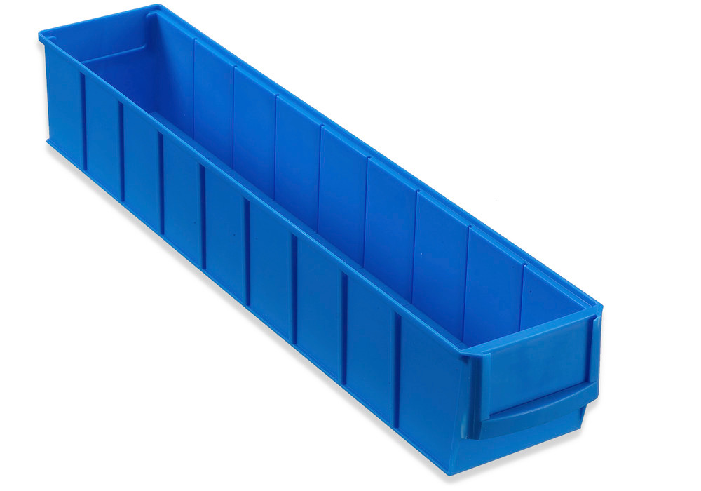 Caixas de estantes classic-line A3-S, PP, 91 x 500 x 81 mm, azul, emb. = 16 un.