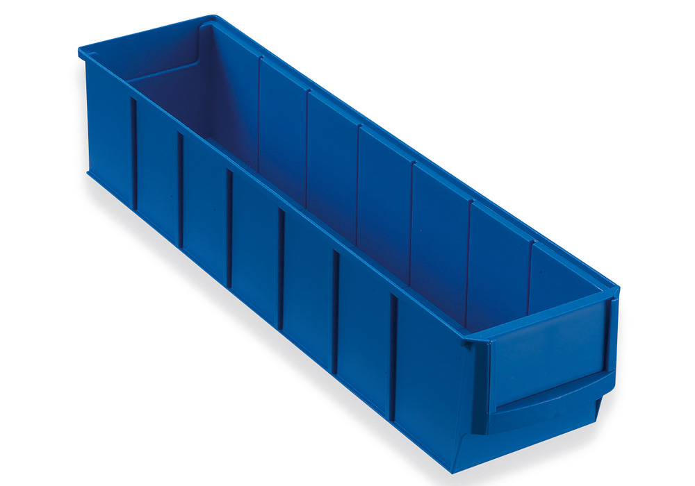 Shelf bin classic-line A2-S, PP, 91 x 400 x 81 mm, blue, Pack = 16 pcs.