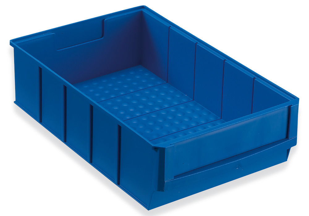 Cajas de estantería classic-line A1-B, PP, 185 x 300 x 81 mm, azul, pack = 8 ud.