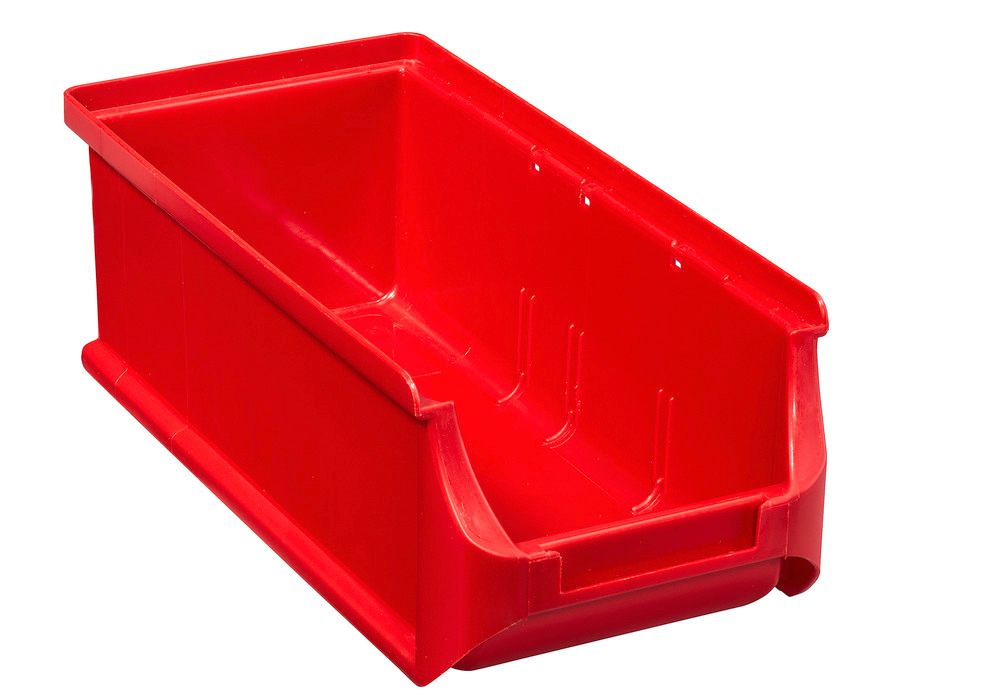 Cajas visualizables pro-line A2-L, PP, 100 x 215 x 75 mm, rojo, pack = 20 uds.