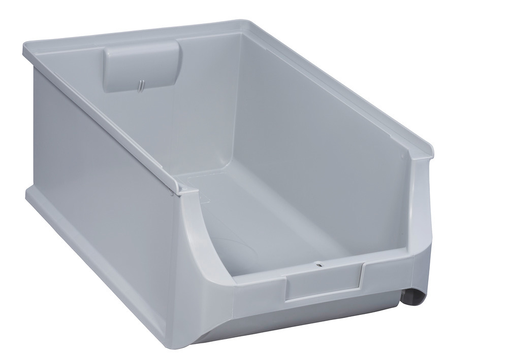 Open-fronted storage bins pro-line A5, PP, 310 x 500 x 200 mm, grey, Pack = 6 pcs.