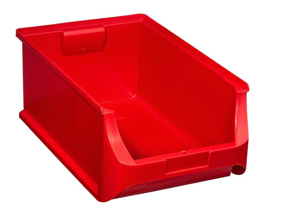 Open-fronted storage bins pro-line A5, PP, 310 x 500 x 200 mm, red, Pack = 6 pcs.