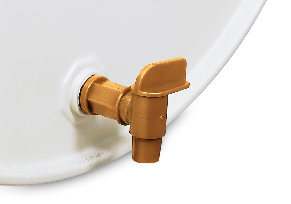 Polyethylene Drum Faucet 2" NPT bungs Drains Quickly For Acidic and Corrosive Liquids