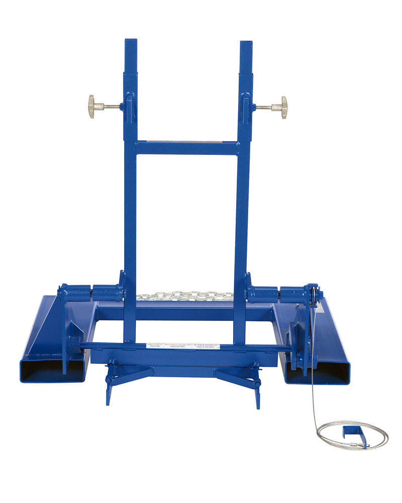 Fork Mounted Trash Can Dumper 1k lbs Load Capacity Steel