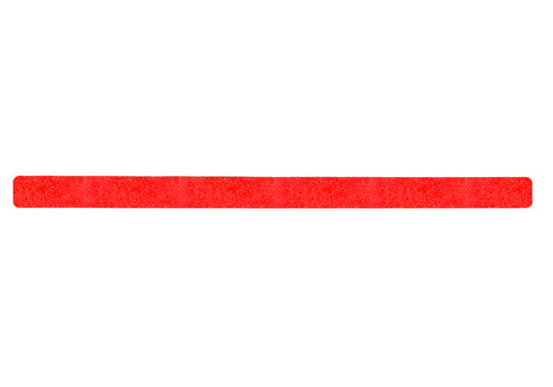 m2 wykładzina antypoślizgowa™, Easy Clean, czerwona, pojedyncze paski, 50 x 800 mm, opak. = 10 szt.
