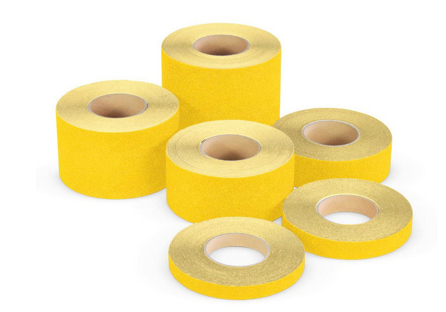 m2-csúszásgátló szalag™, Easy Clean, sárga, tekercs 100 mm x 18,3 m