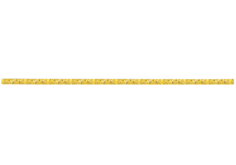 Rivestimento antiscivolo m2™, Public 46, giallo, strisce singole 25 x 1000 mm, conf. = 10 pz.