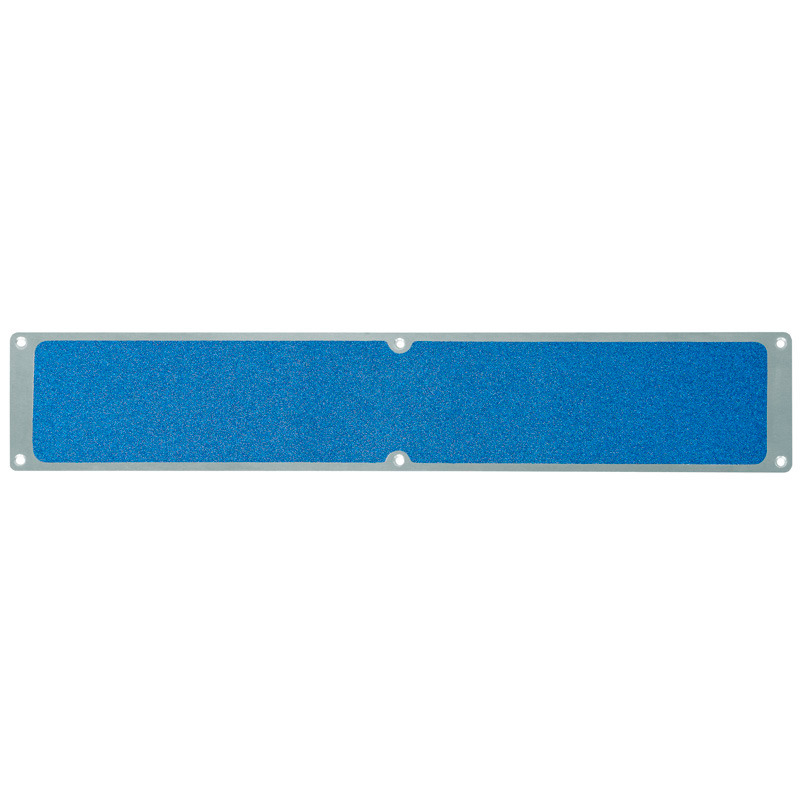 Płytka antypoślizgowa, aluminium m2, Universal, niebieska, 635 x 114 mm