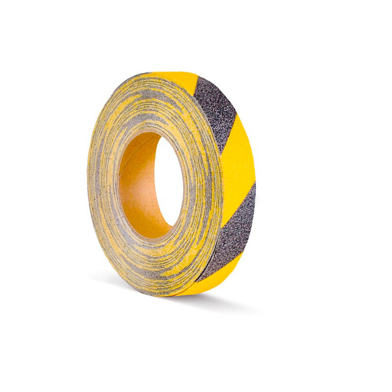 Protiskluzová páska, Basic, černo-žlutá, role 25 mm x 18,3 m
