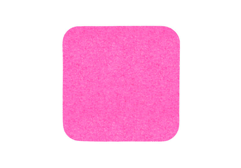 m2 sklisikker merking™, signalfarge rosa, stripe 140 x 140 mm, 10 stk./pakke