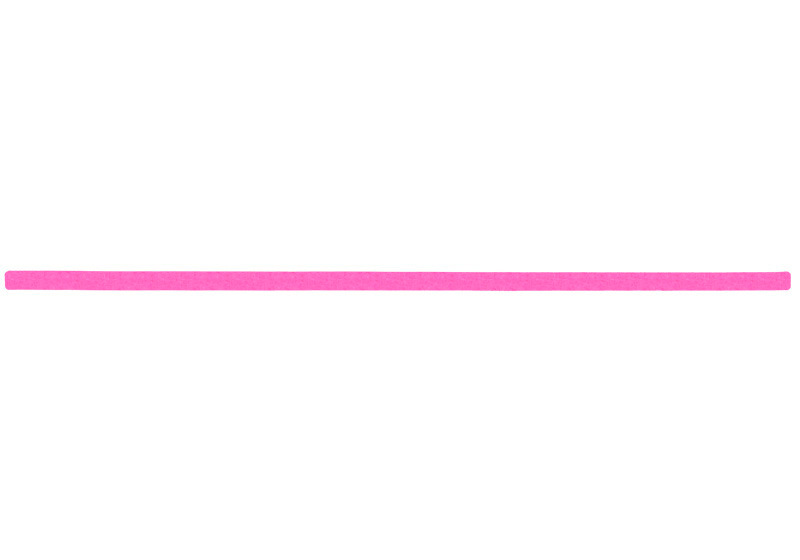 Superfície antiderrapante, cor de sinalização rosa, 25x1000 mm, 10 unidades
