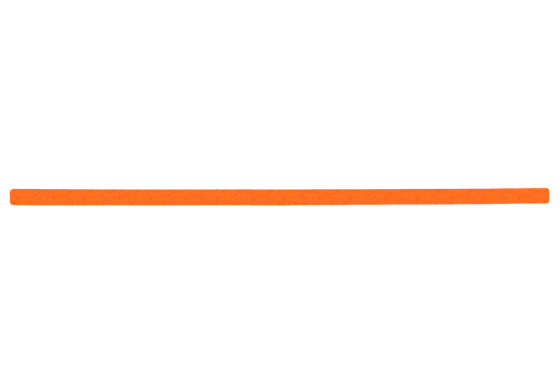 m2 skridsikker afmærkning™, signalfarve orange, stribe 25 x 800 mm, stk. pr. pakke = 10 stk.