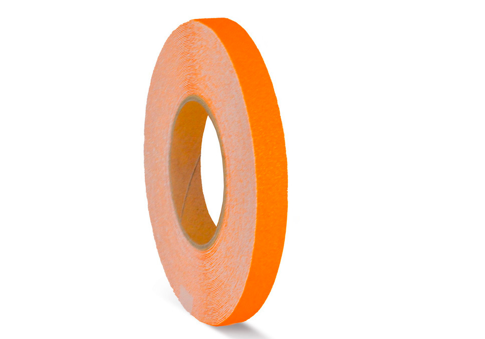 m2-Antirutschbelag™, Signalfarbe, orange, Rolle 19 mm x 18,3 m