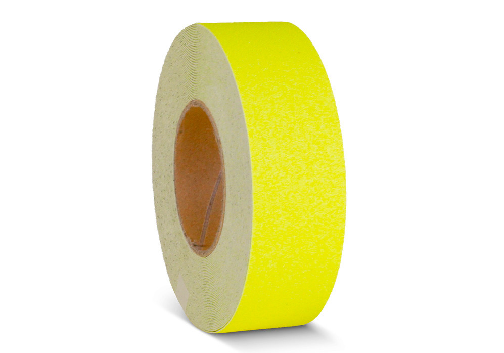 Superficie antideslizante, color de advertencia amarillo, rollo 50 mm x 18,3 m