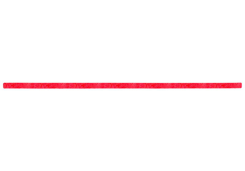Tapis antidérapant m2, universel, rouge, bandes individuelles, 25 x 1000 mm, UV=10 pièces