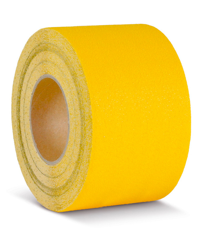 Revêtement anti-dérapant m2™, Universel, jaune, rouleau 100 mm x 18,3 m